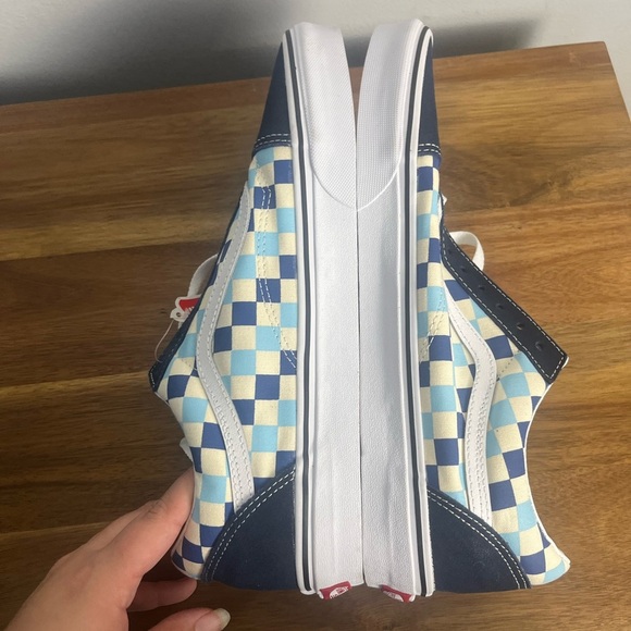 New Vans Old Skool 'Blue Topaz Checkerboard' - Size 11.5 in Men - Picture 4 of 7